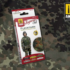 AMMO by Mig: Farbset Flecktarn German Camouflage Figure Set