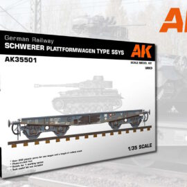 AK Interactive: German Railway Schwerer Plattformwagen Type SSys