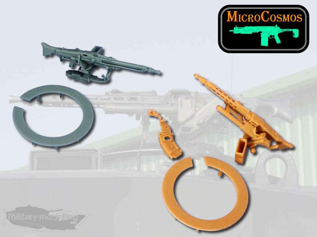 3DMicroCosmos: MG-3 For Leopard 2A6  und MG3 Elevated Cradle For Leopard