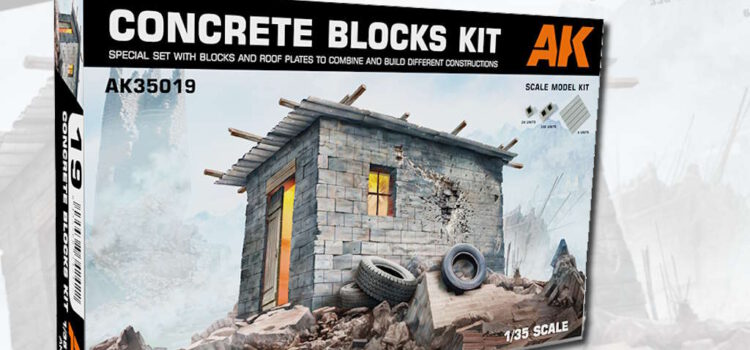 AK Interactive: Concrete Blocks Kit 1/35