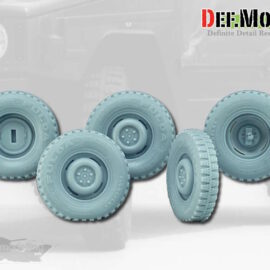 DEF.MODEL: German VW ILTIS sagged tire set (1) Fulda  (for ACE model 1/35 kit)