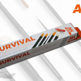 AK Interactive: SURVIVAL WEATHERING BRUSH SET